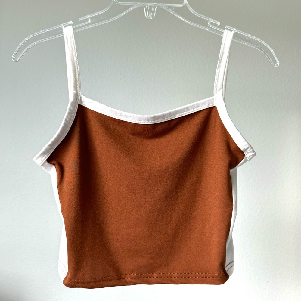 Simple Basic Cropped Cami Top, size S
